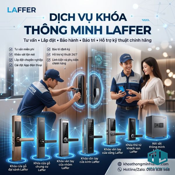 Hướng dẫn sử dụng khóa vân tay Laffer