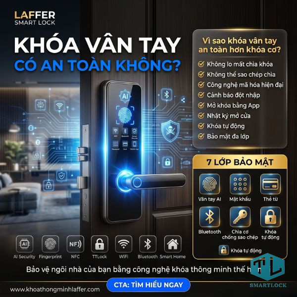 Khóa Vân Tay Có An Toàn Không? 10 Hiểu Lầm Cần Biết