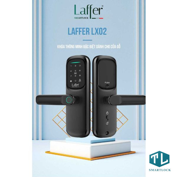Khóa vân tay cửa gỗ Laffer LX02 sự lựa chọn hoàn hảo cho không gian hiện đại