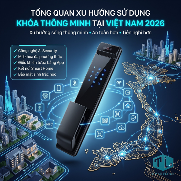 Xu hướng sử dụng khóa thông minh tại Việt Nam 2026